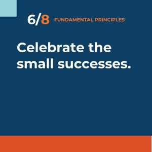 Celebrate the small successes title box