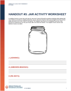 Activity Sheet Jar Handout